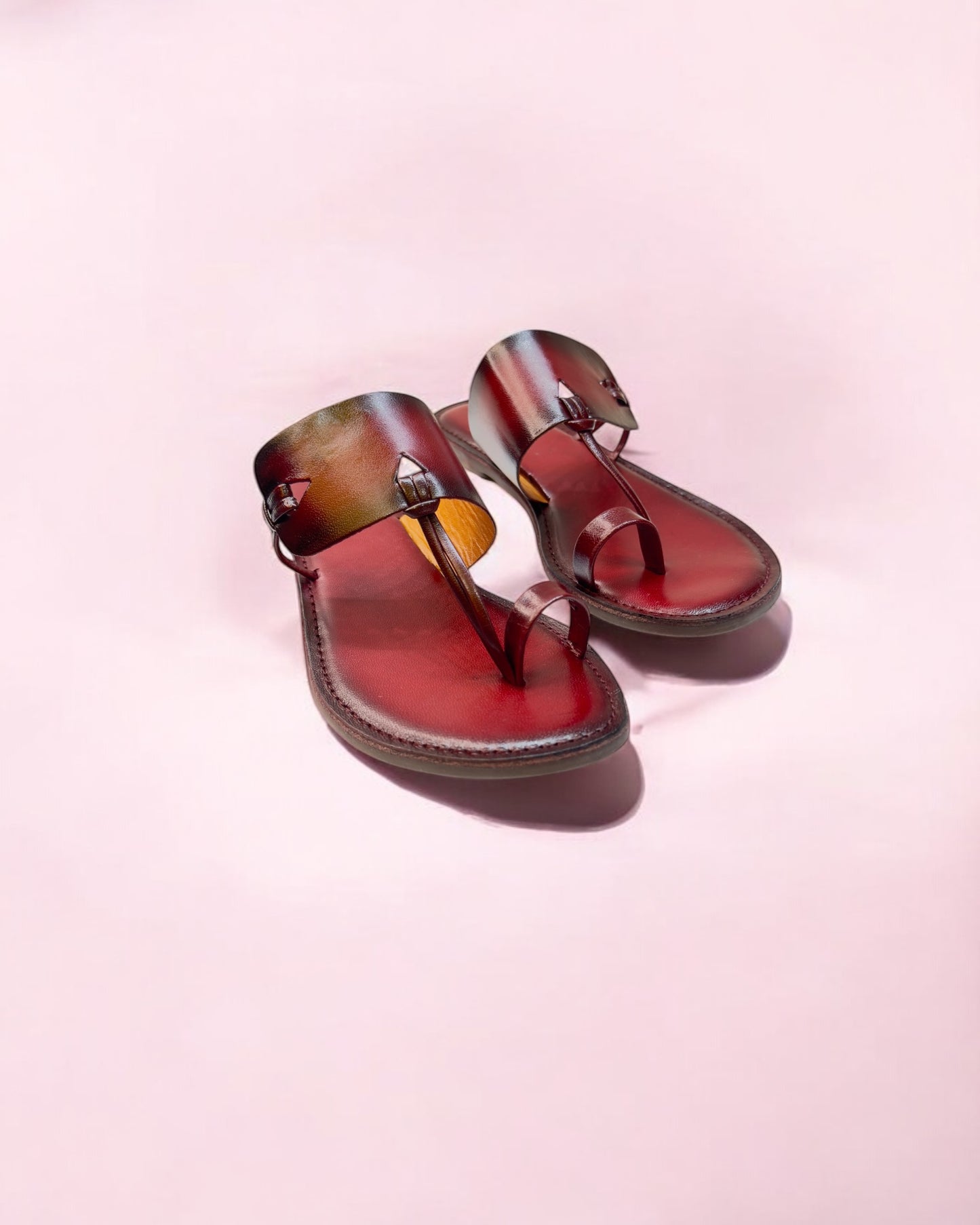 Women's Heritage Handcrafted leather kolhapuri chappal