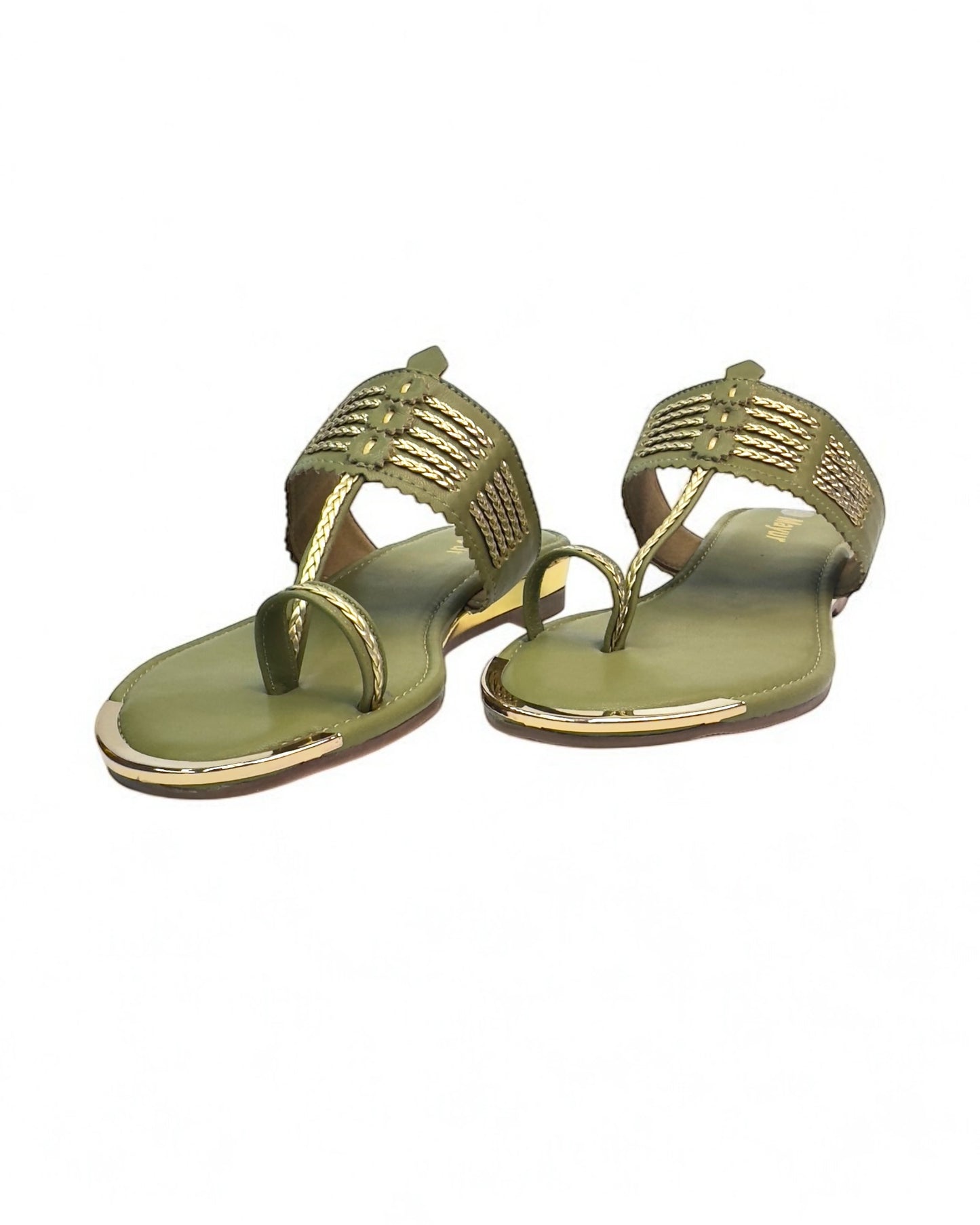 Women's Blush Elegance - Embellished Ethnic Flats