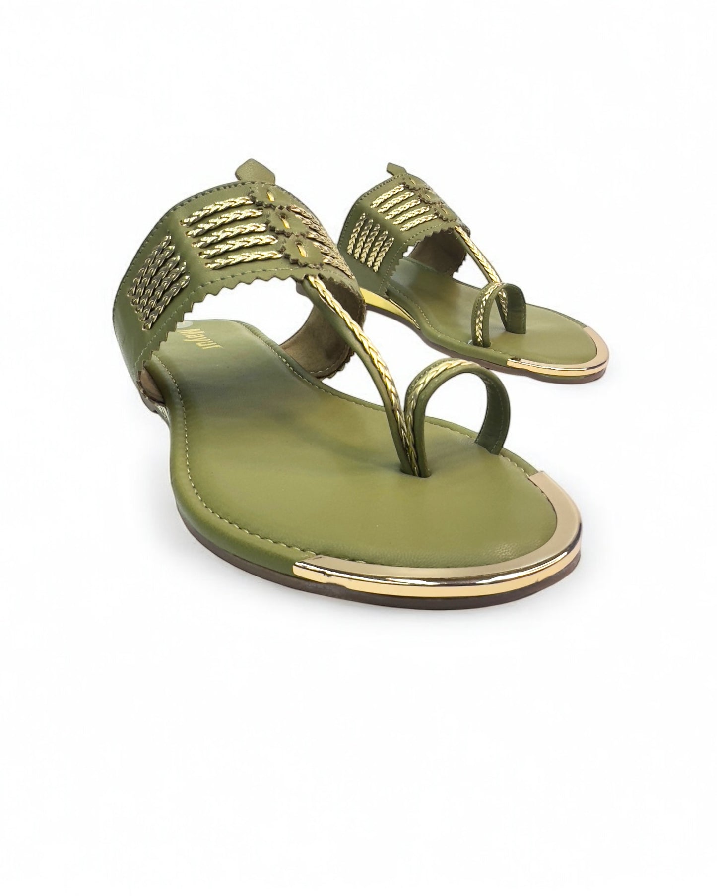 Women's Blush Elegance - Embellished Ethnic Flats