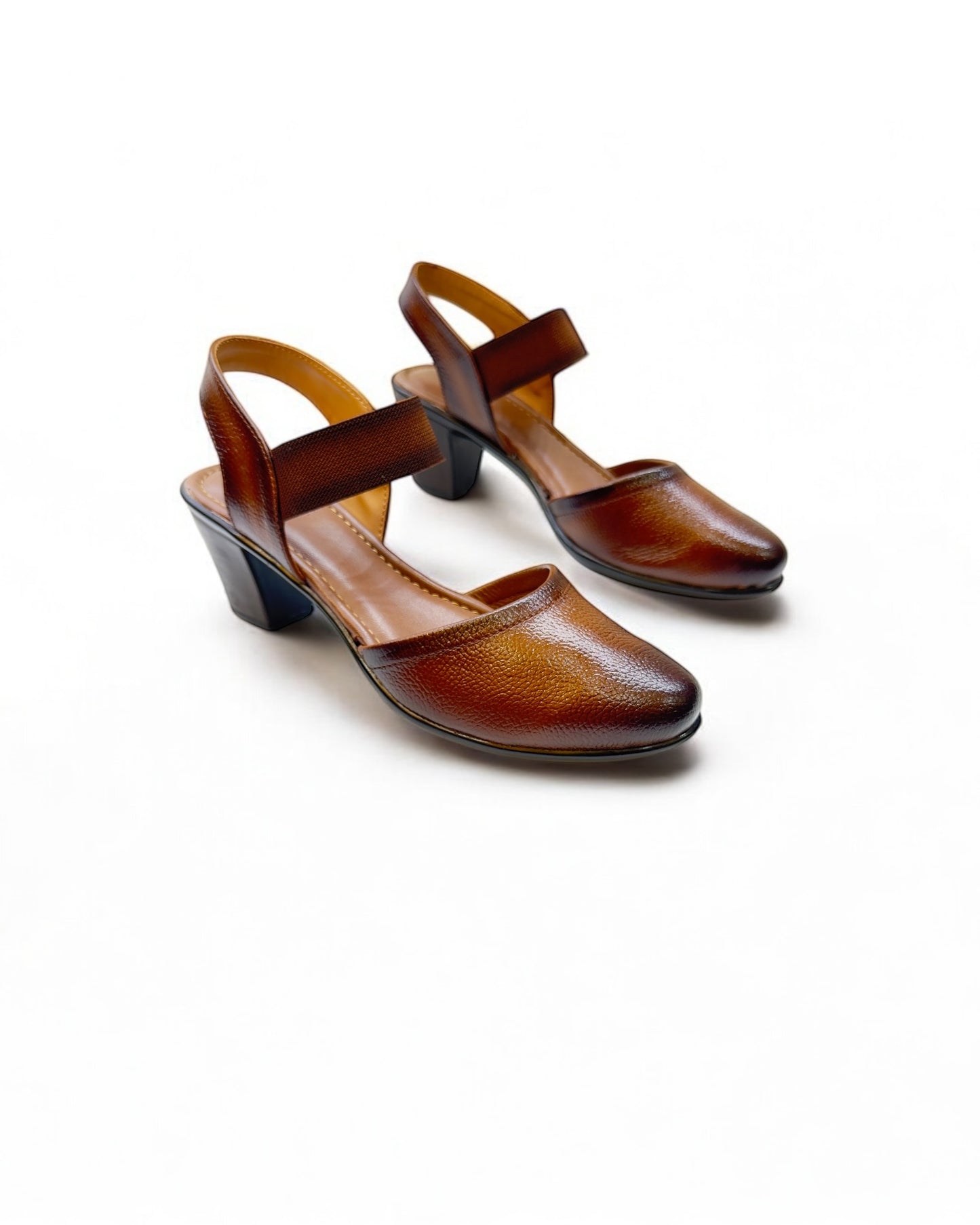 Women’s Single Strap Formal Box Heel Sandals