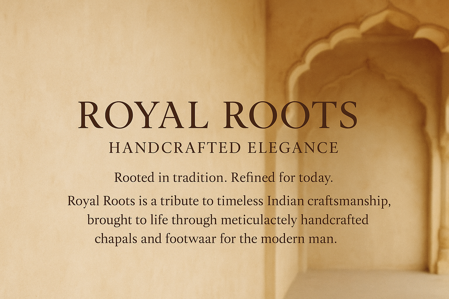 🌟 Royal Roots – Men's Handcrafted Elegance