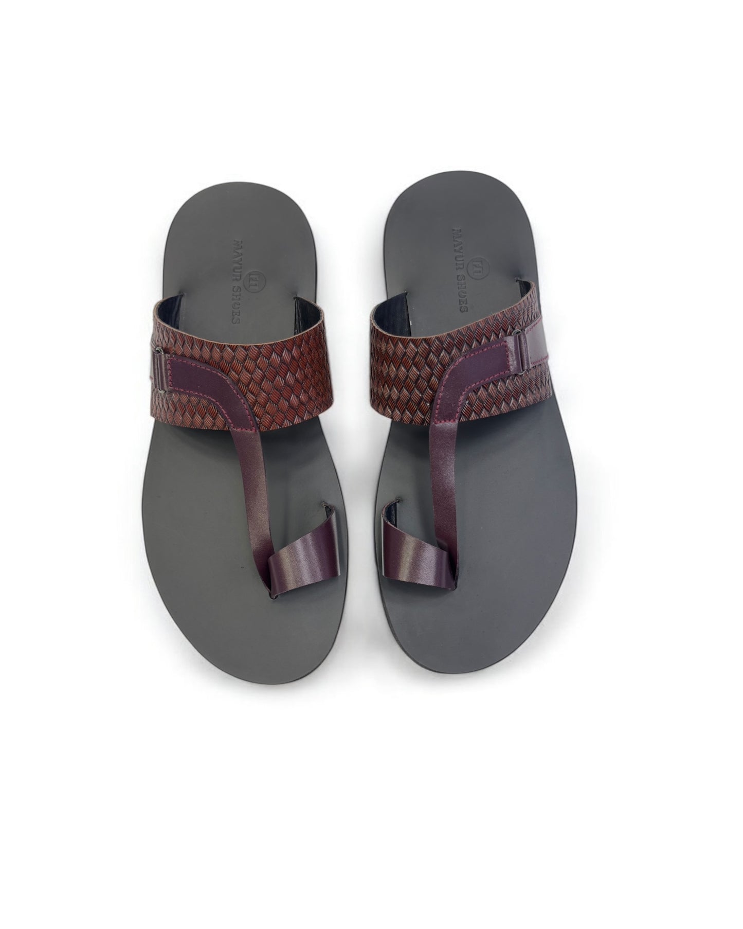 Men's Heritage Woven Leather chappal - A Timeless Classic