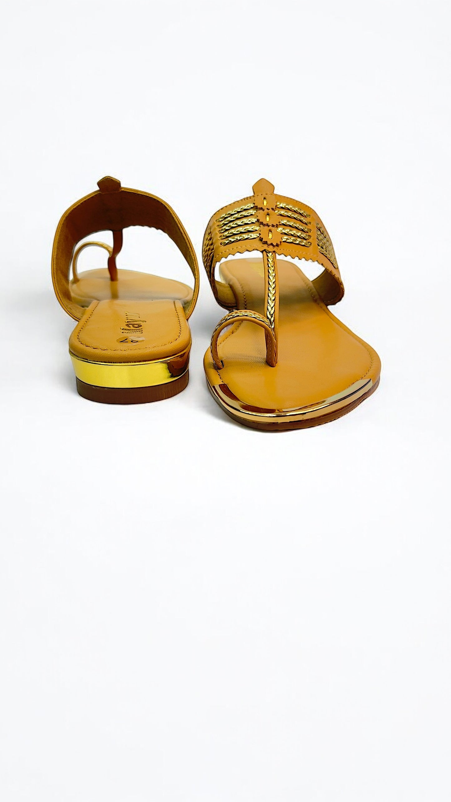 Women's Blush Elegance - Embellished Ethnic Flats