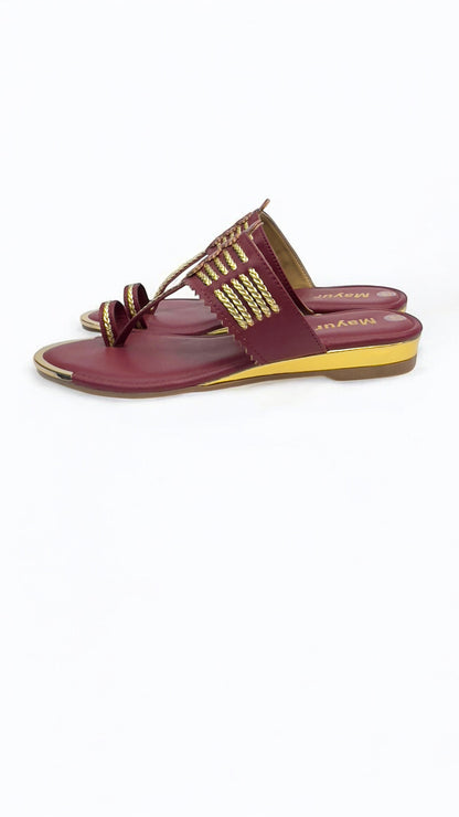 Women's Blush Elegance - Embellished Ethnic Flats