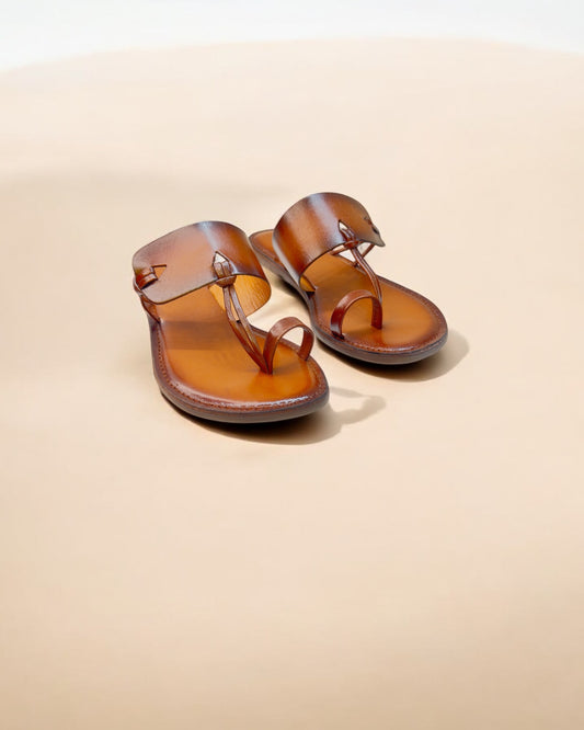 Women's Heritage Handcrafted leather kolhapuri chappal
