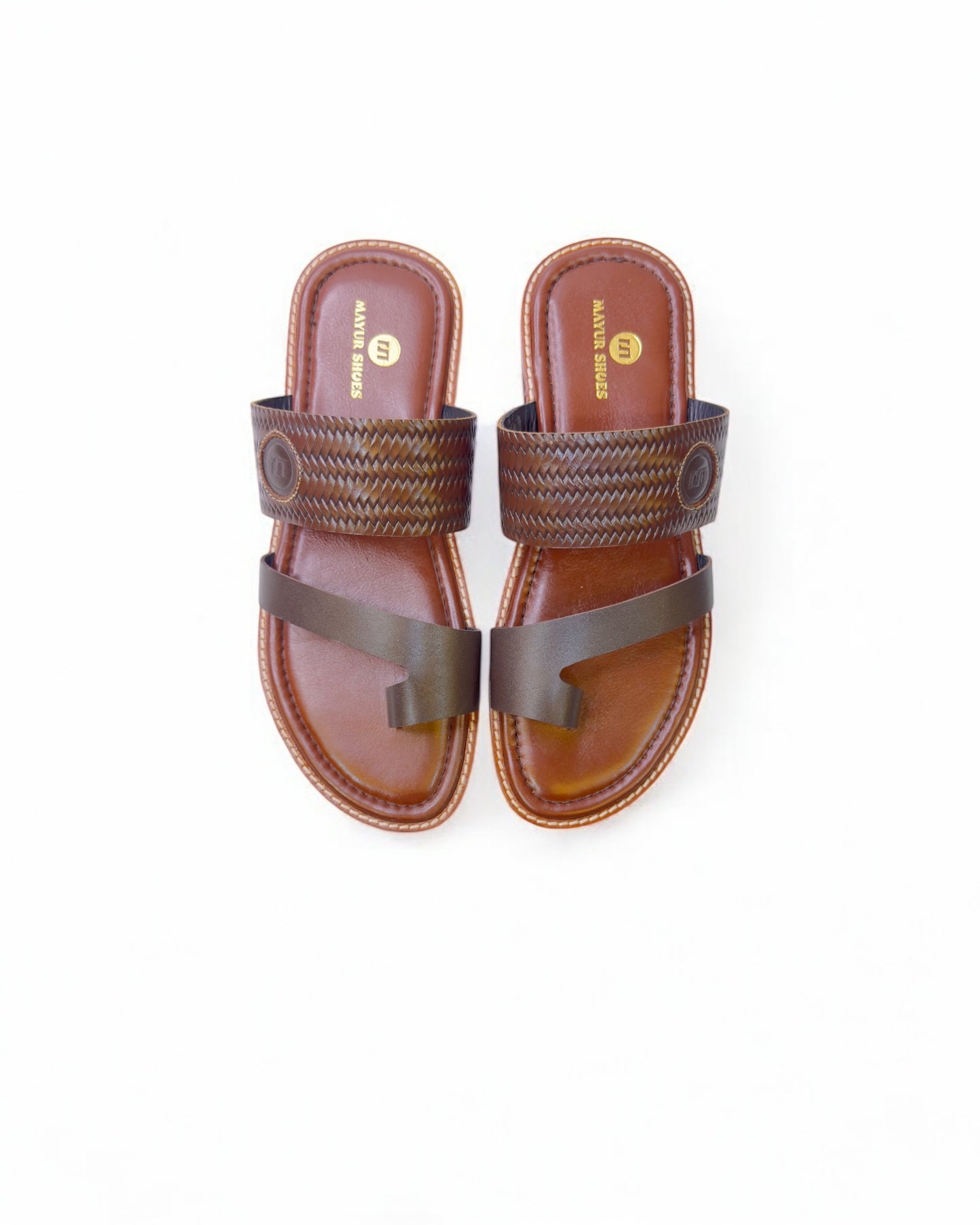 The Weave Luxe – Artisan Leather Chappal