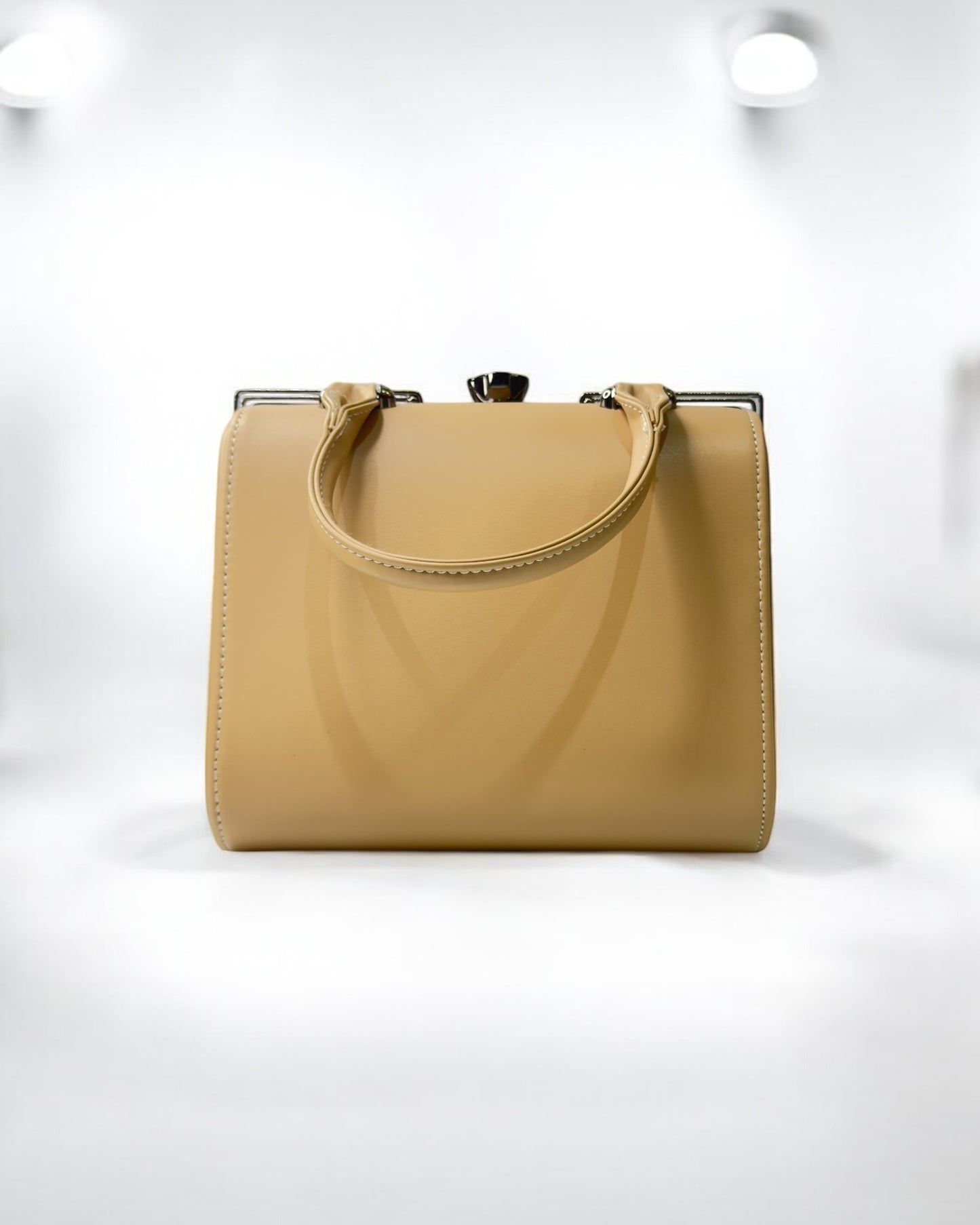 Women's Handbag – Monochrome Elegance with a Bold Twist