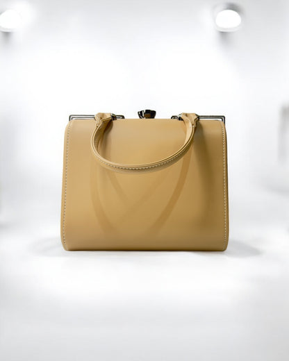 Women's Handbag – Monochrome Elegance with a Bold Twist
