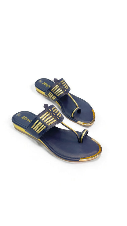 Women's Blush Elegance - Embellished Ethnic Flats