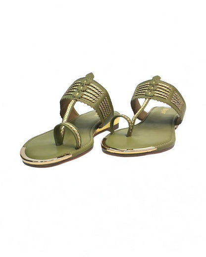 Women's Blush Elegance - Embellished Ethnic Flats