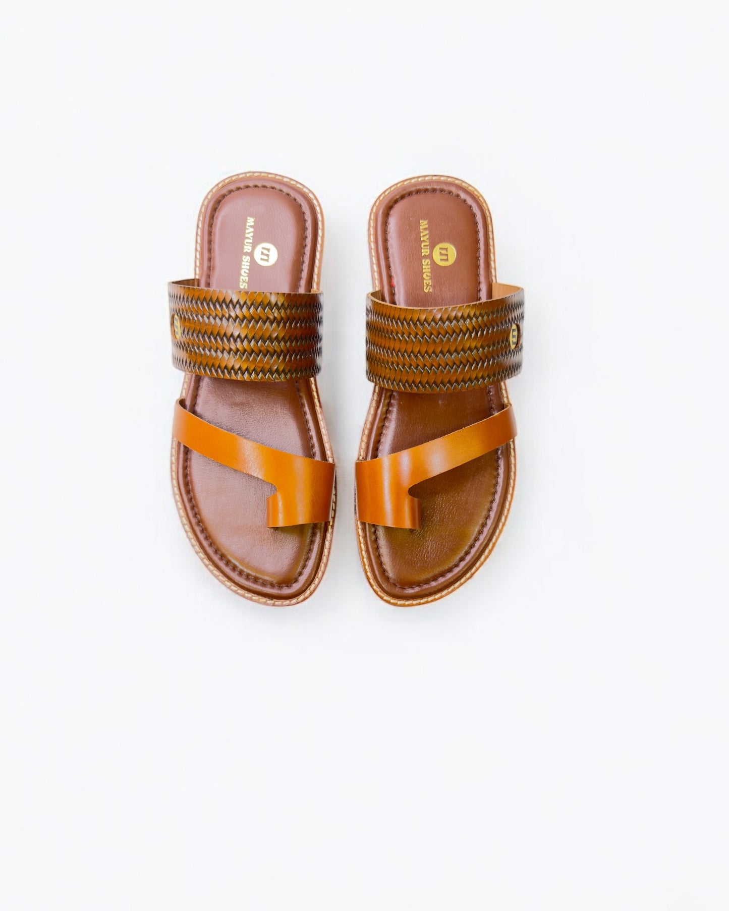The Weave Luxe – Artisan Leather Chappal