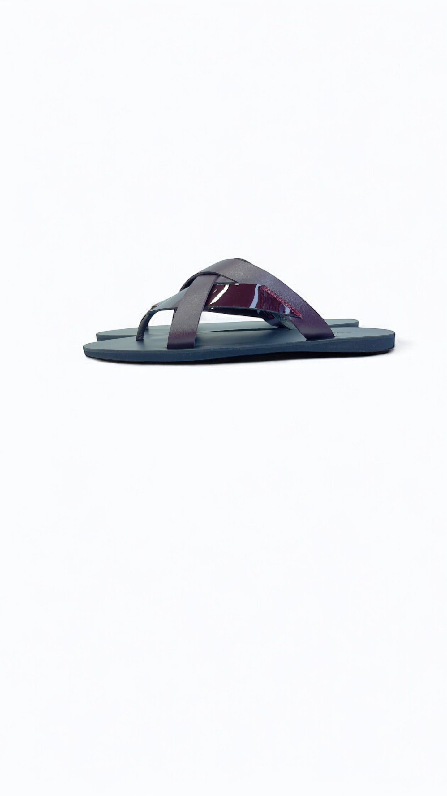 Men's Luxe Cross-Strap Leather Chappal - Timeless Comfort & style
