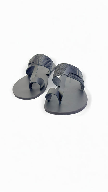 Men's Heritage Woven Leather chappal - A Timeless Classic