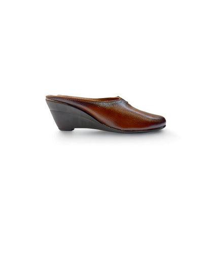 Women's Leather Mule Belly Formal Shoes