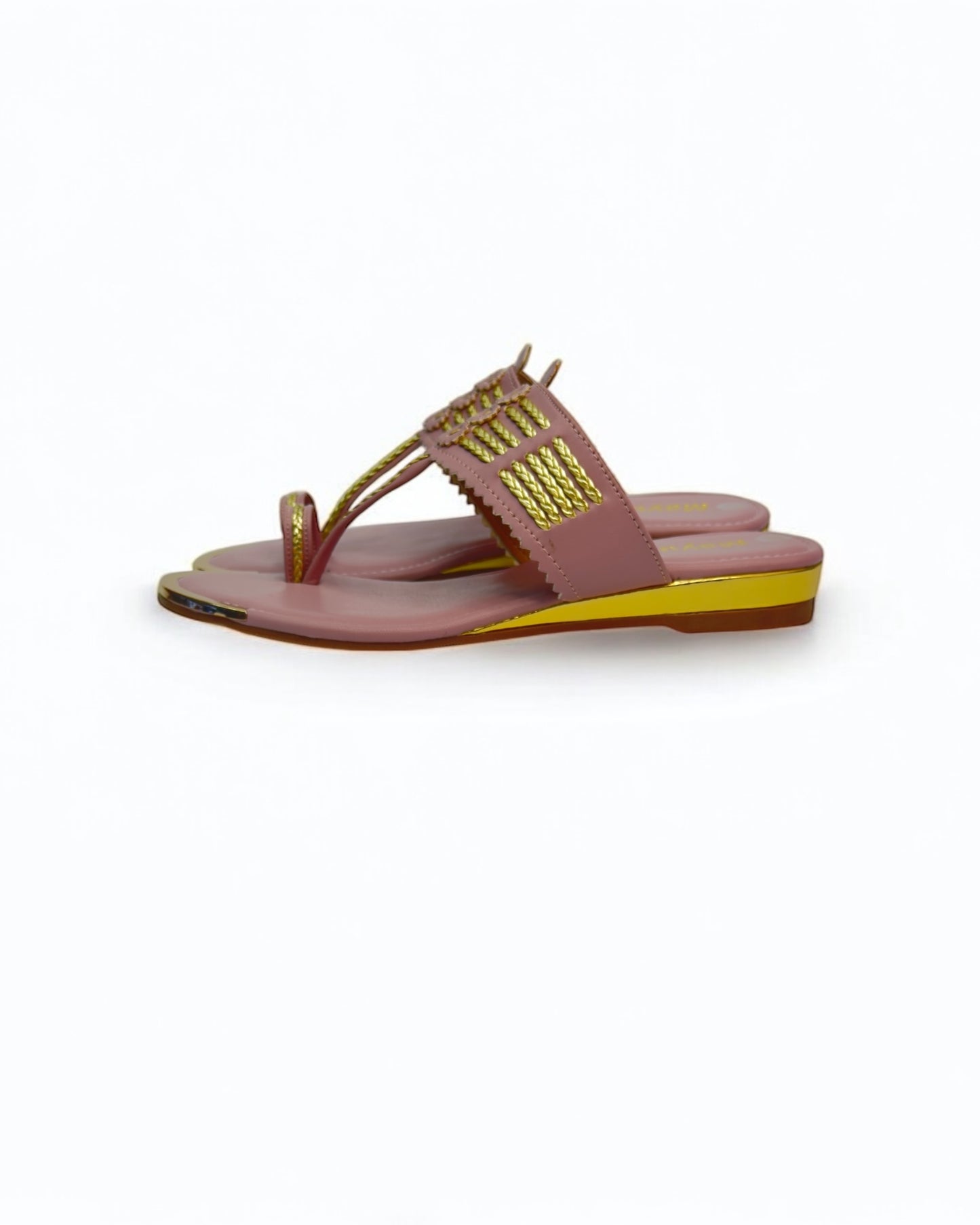 Women's Blush Elegance - Embellished Ethnic Flats