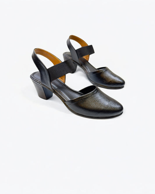 Women’s Single Strap Formal Box Heel Sandals