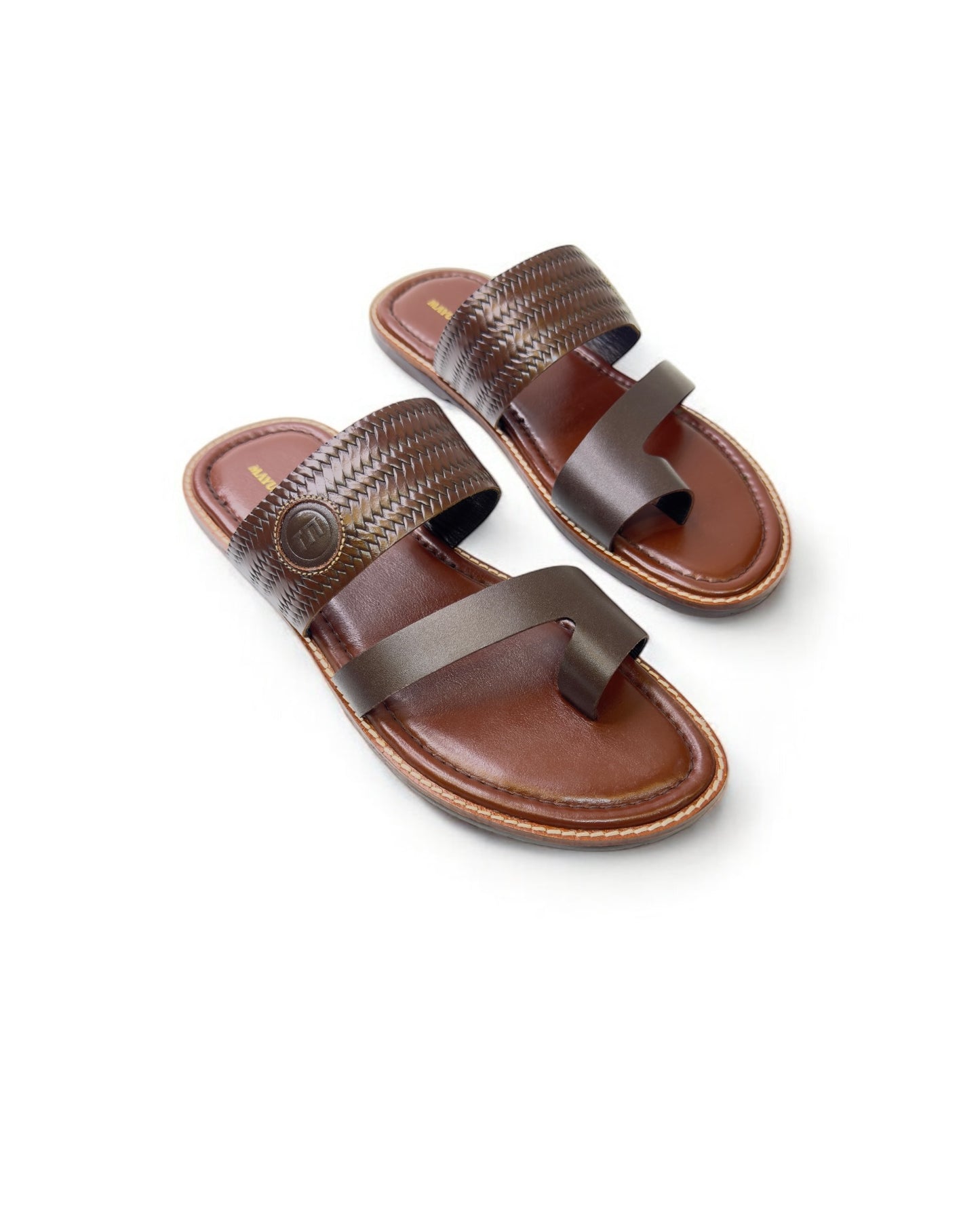 The Weave Luxe – Artisan Leather Chappal