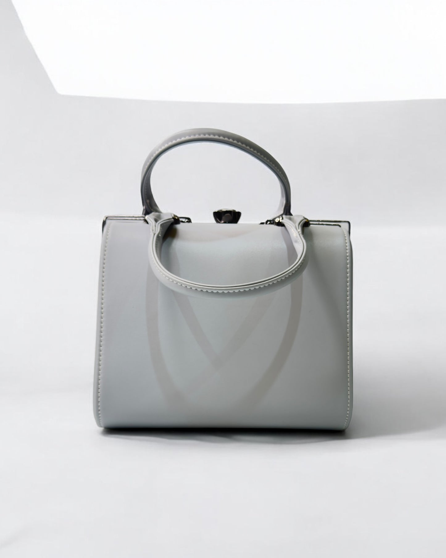Women's Handbag – Monochrome Elegance with a Bold Twist