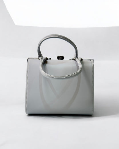 Women's Handbag – Monochrome Elegance with a Bold Twist