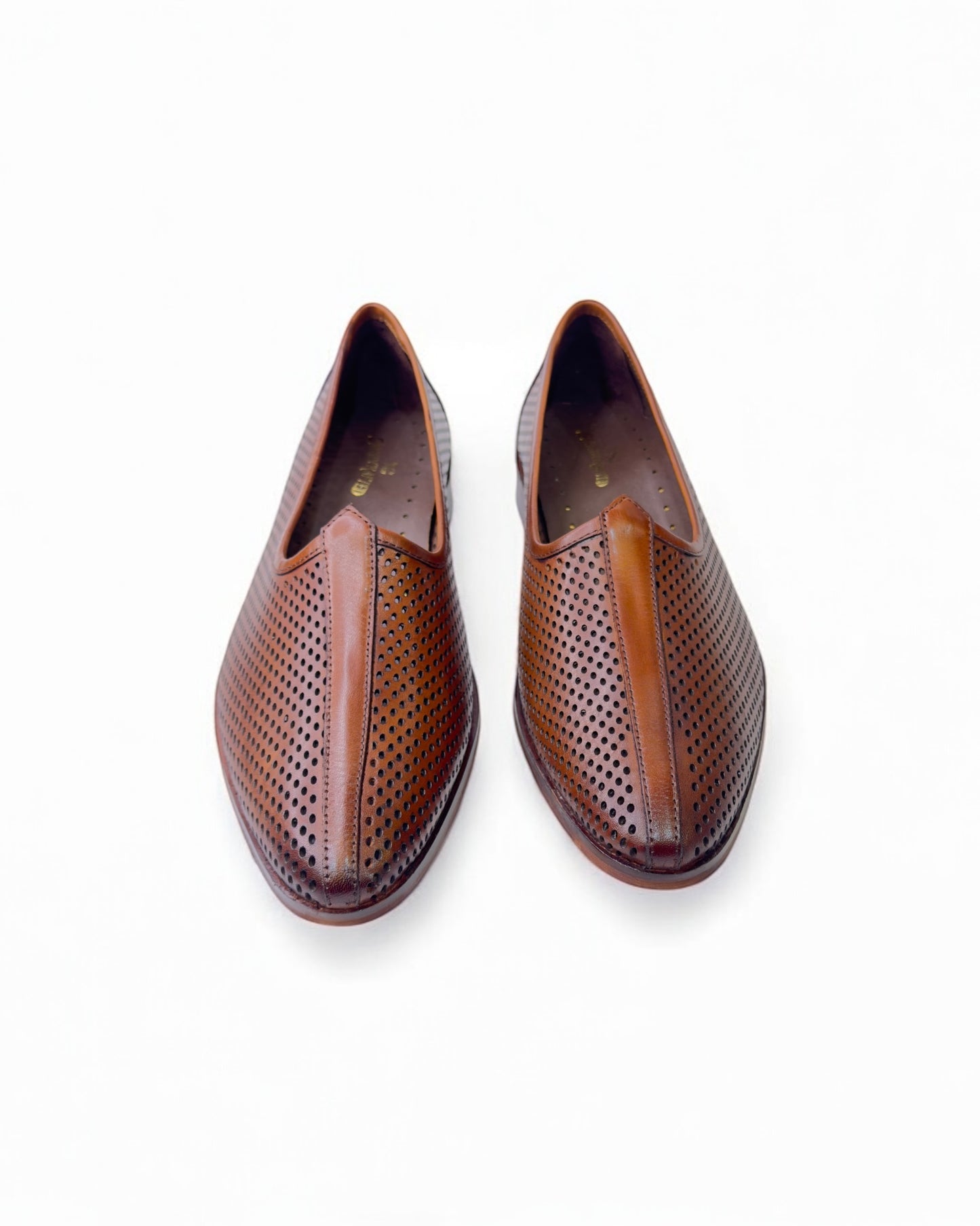 Men's Traditional Tan Leather Mojadi – Handcrafted Ethnic Footwear