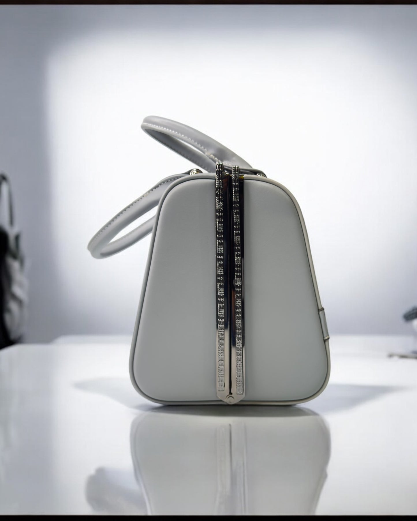 Women's Handbag – Monochrome Elegance with a Bold Twist
