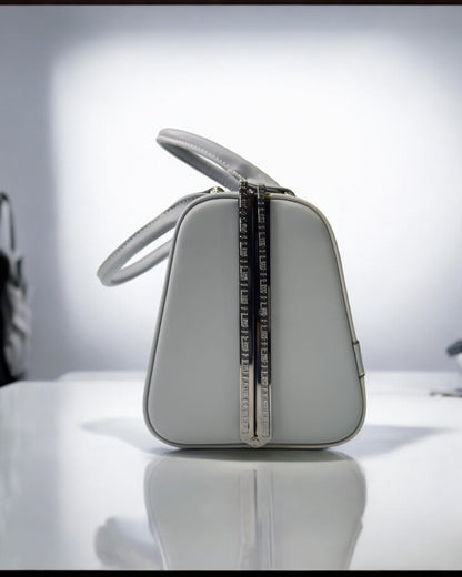 Women's Handbag – Monochrome Elegance with a Bold Twist
