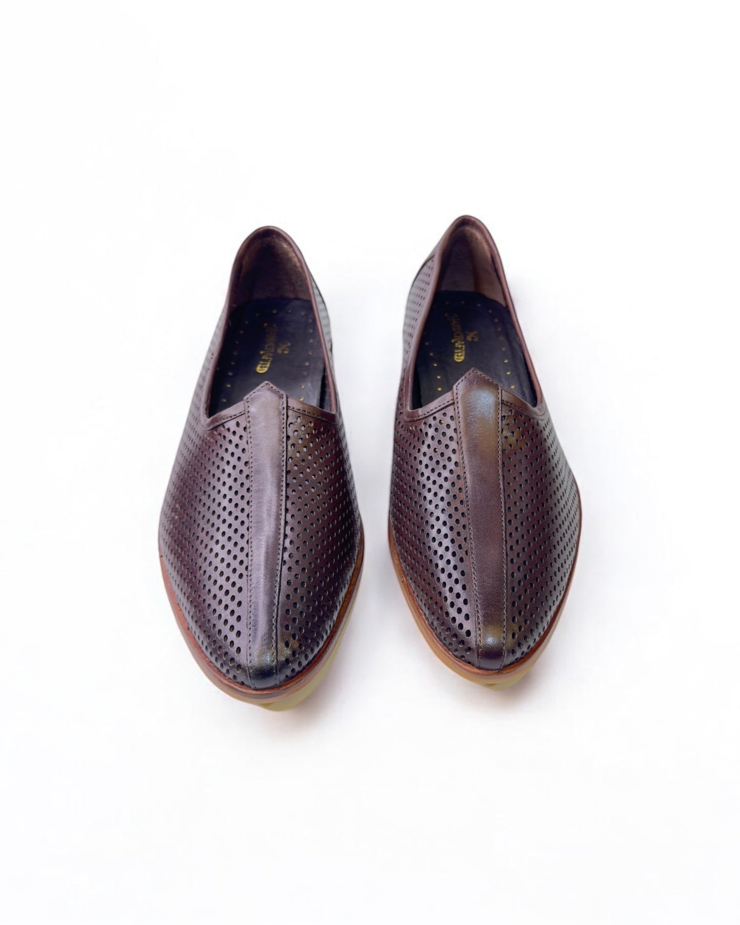 Men's Traditional Tan Leather Mojadi – Handcrafted Ethnic Footwear