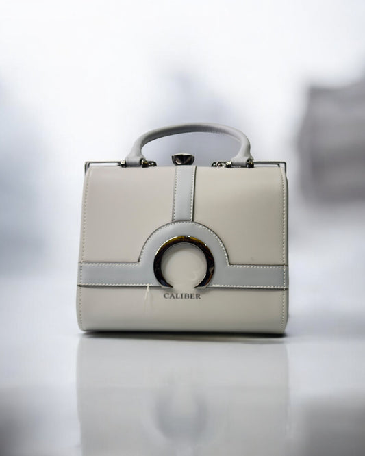 Women's Handbag – Monochrome Elegance with a Bold Twist
