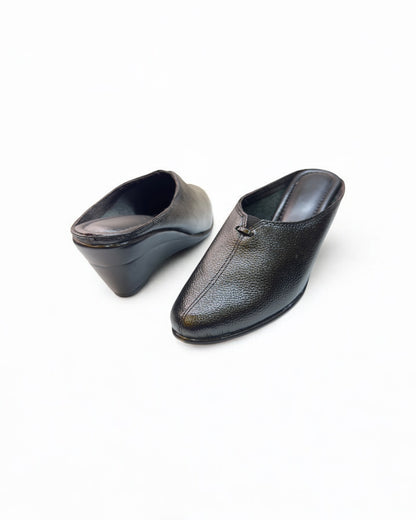 Women's Leather Mule Belly Formal Shoes