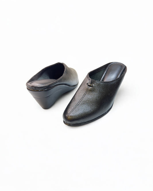 Women's Leather Mule Belly Formal Shoes