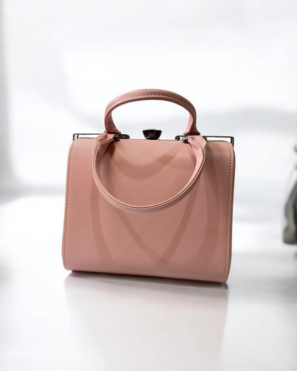 Women's Handbag – Monochrome Elegance with a Bold Twist