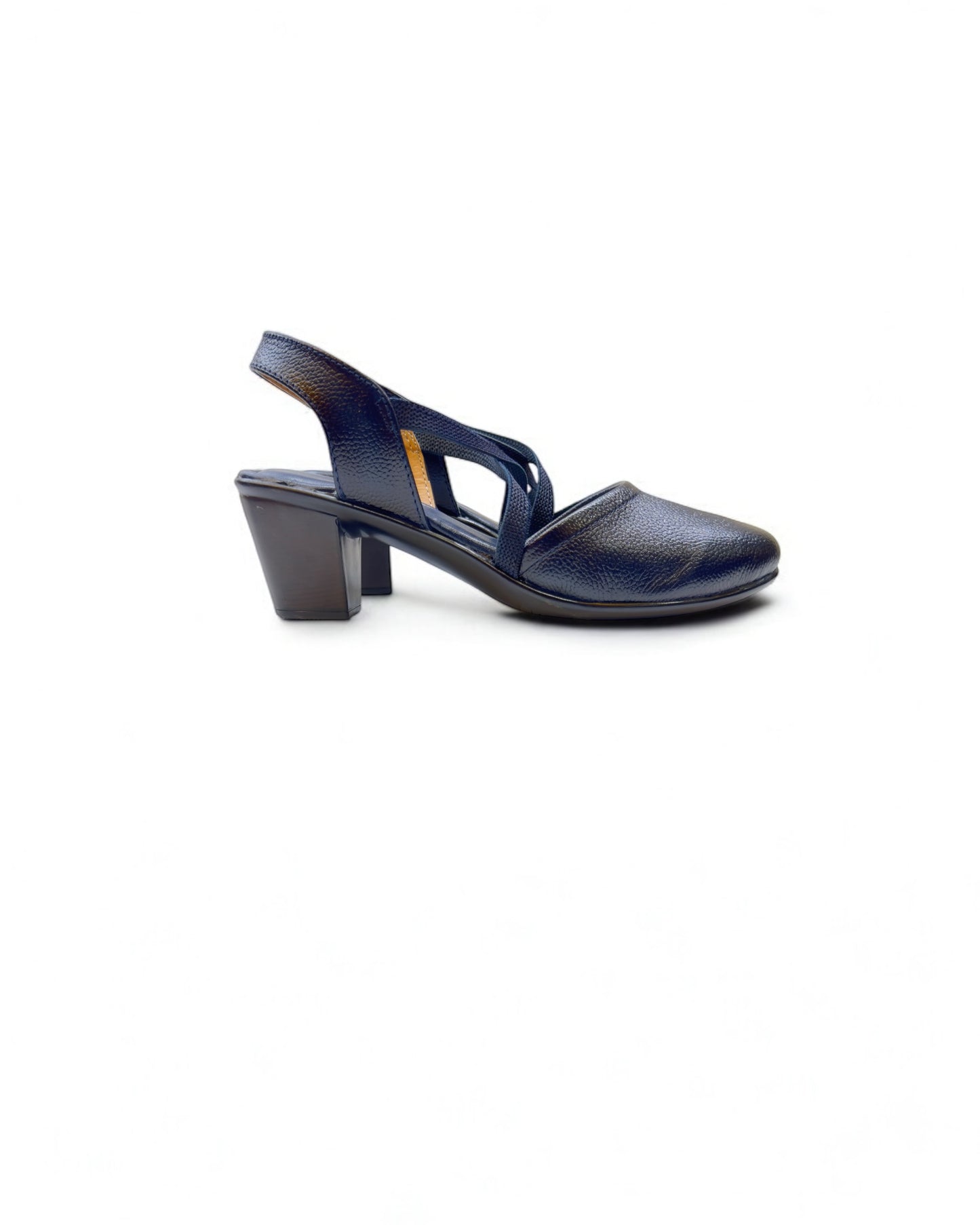 Women's Leather Belly Cross Strap Formal Sandals