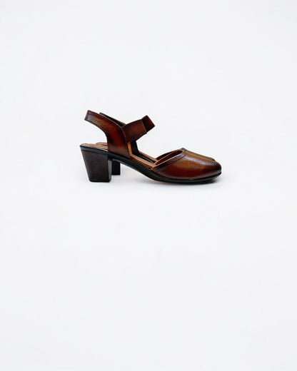 Women’s Single Strap Formal Box Heel Sandals