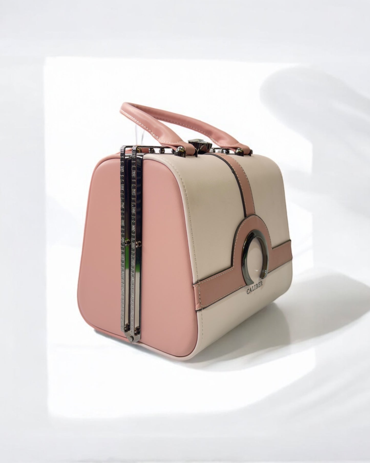 Women's Handbag – Monochrome Elegance with a Bold Twist