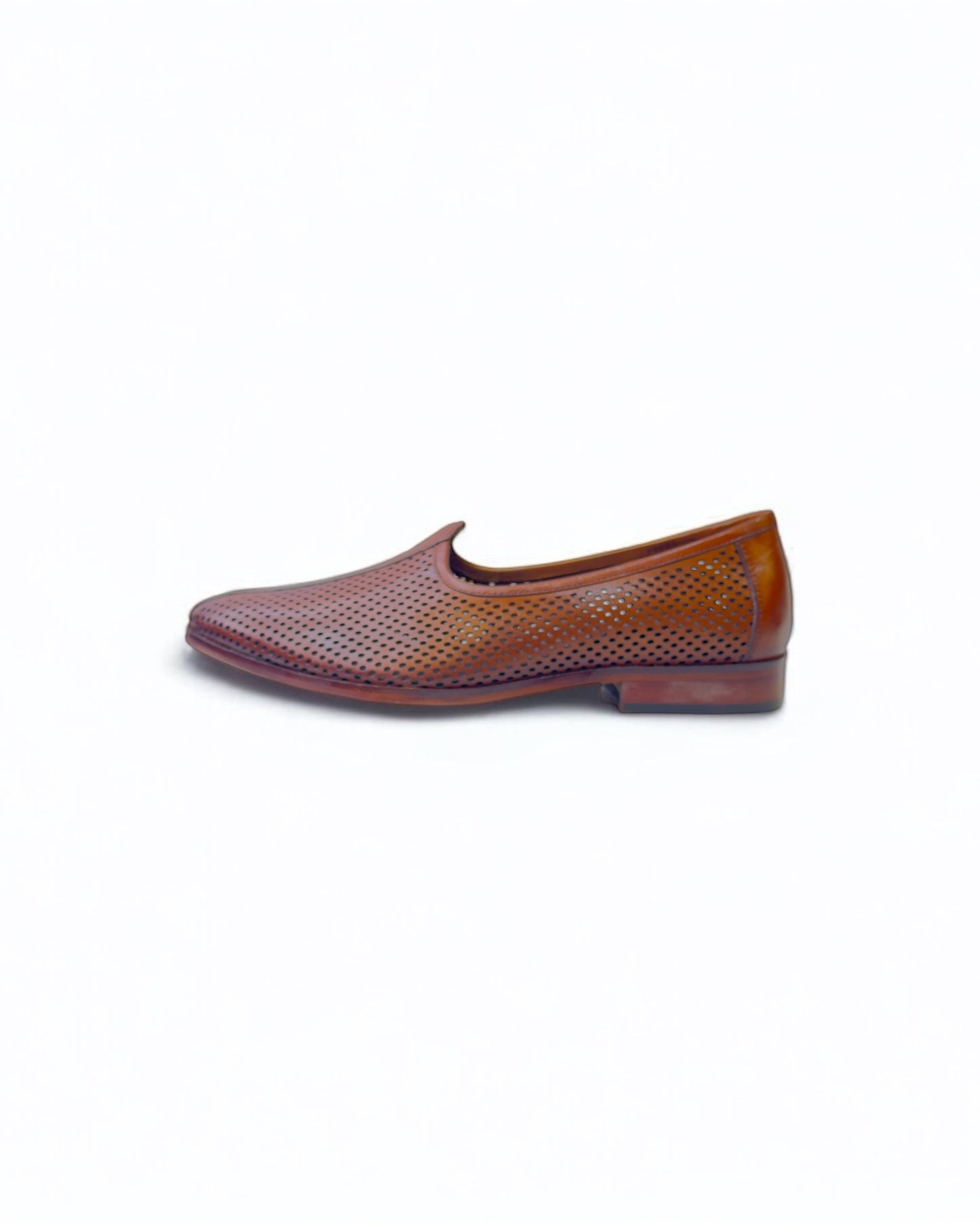 Men's Traditional Tan Leather Mojadi – Handcrafted Ethnic Footwear
