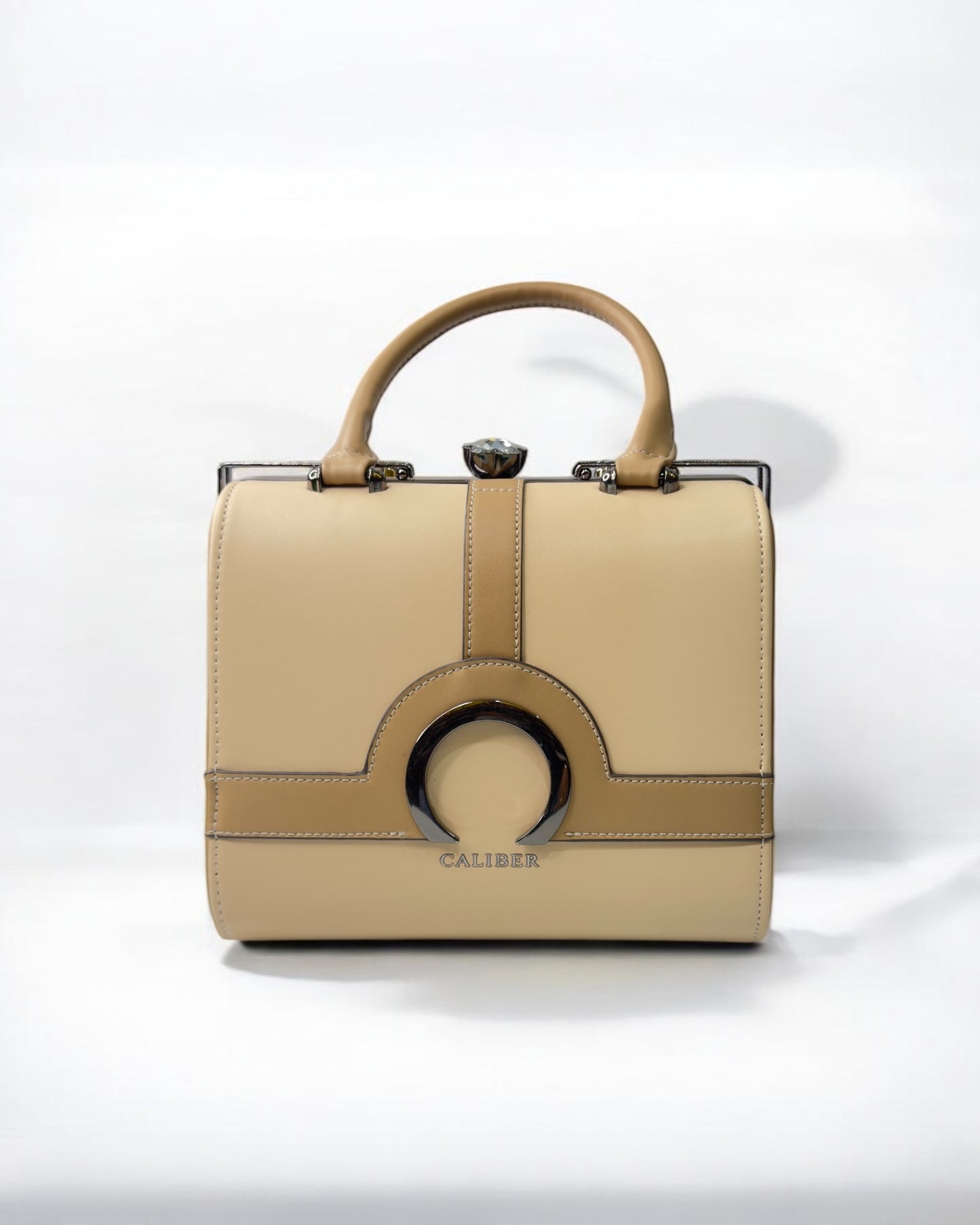 Women's Handbag – Monochrome Elegance with a Bold Twist